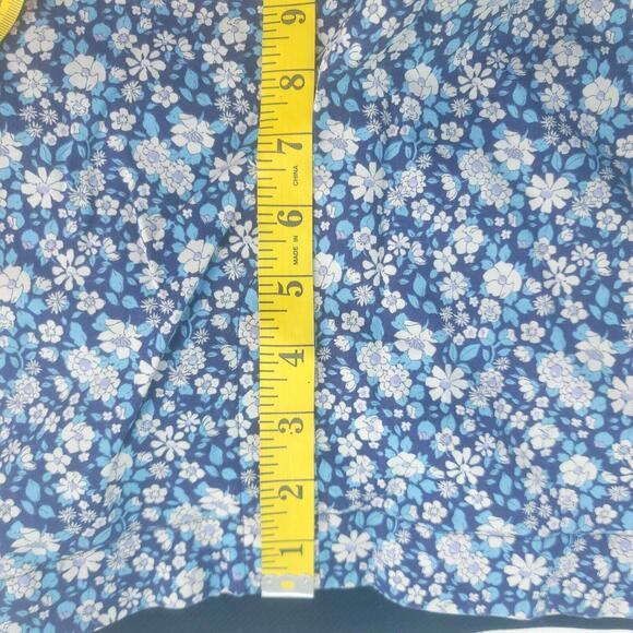 Uniqlo Blue White Floral Ankle Size 28 Pants - Picture 8 of 9